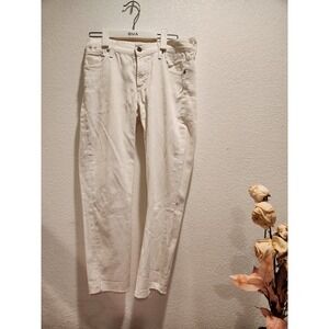 Citizens of Humanity Thompson Midrise Skinny White Cropped Jeans Women's Size 29